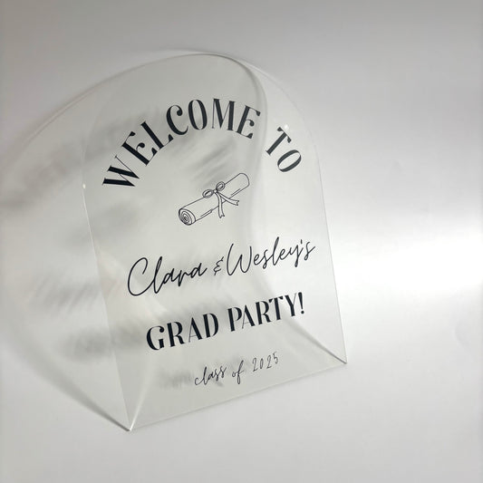 Acrylic Arch Sign